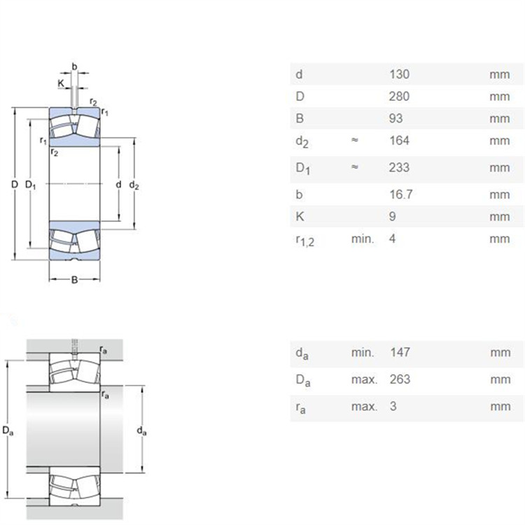 self aligning spherical roller bearing