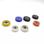 Customized size PA66 nylon plastic coated bearing 625 bearing for sliding door wheel