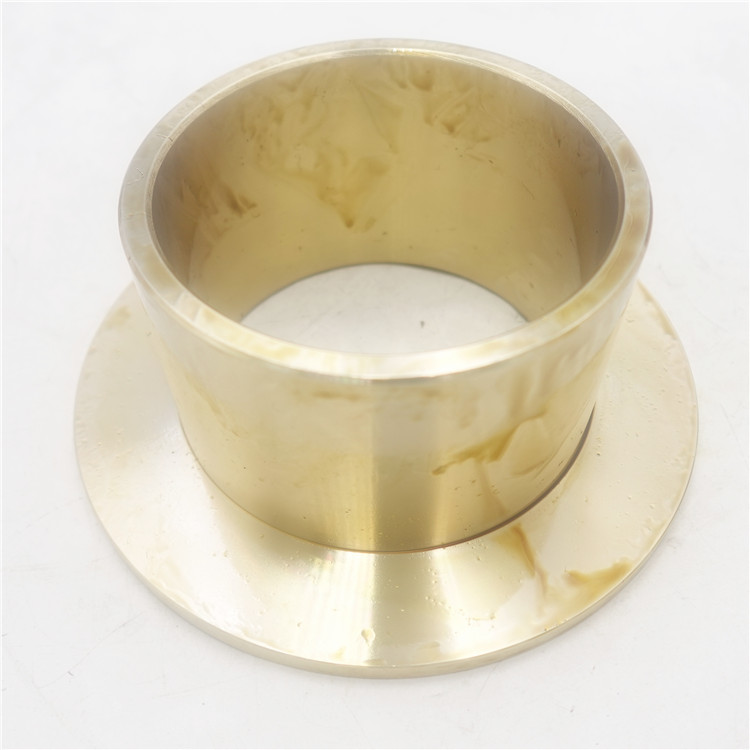 Oil embedded flanged sleeve bearings sintered bronze bushing