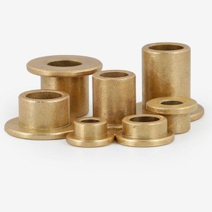 Under what circumstances is bronze flange bearing suitable?